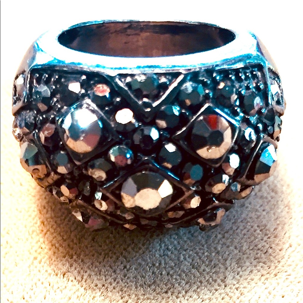 Black Tanzanite Ring